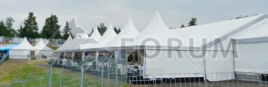 Renting party tents